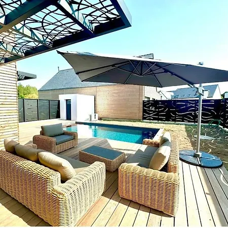 Maison Neuve - Piscine Chauffee - Erdeven